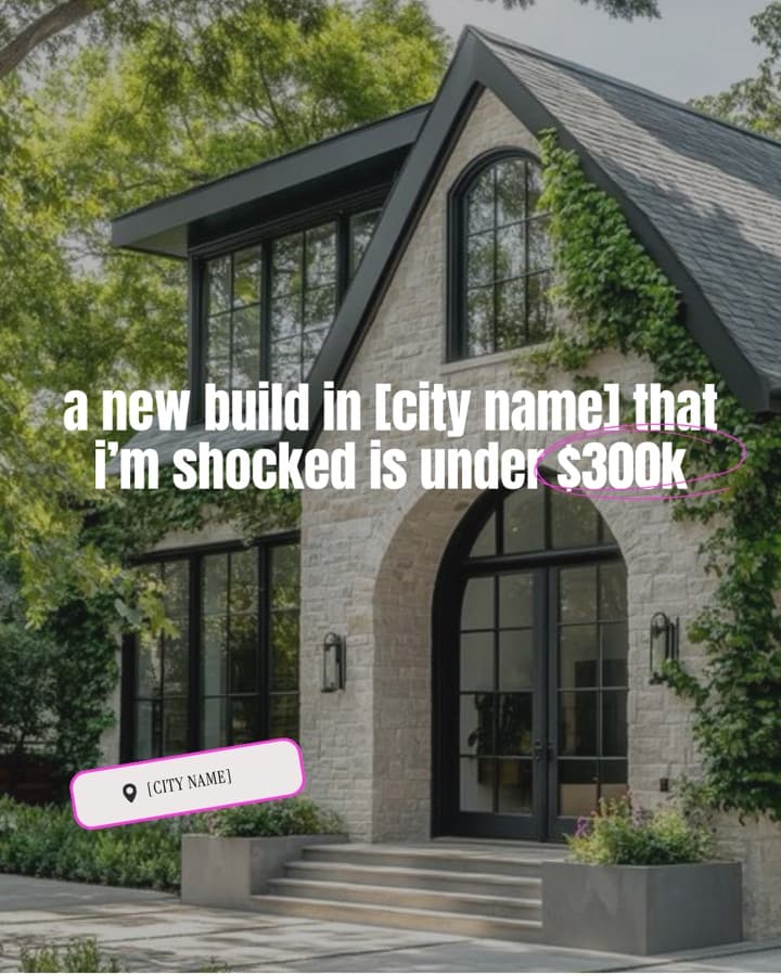 A new build listing turned into a post