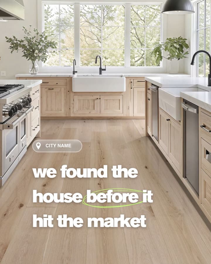 A post about finding a home before it hit the market